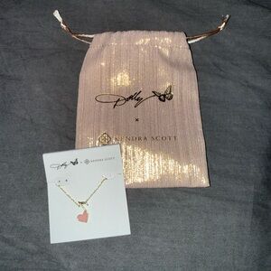 Kendra Scott Dolly Music Note Heart Necklace
